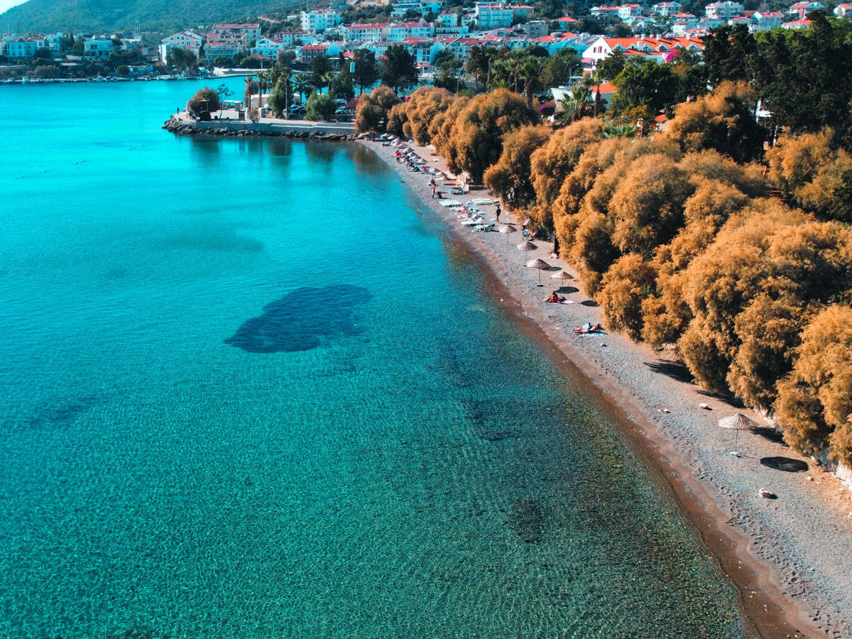 Datça Taş Apart Hastane altı plajı